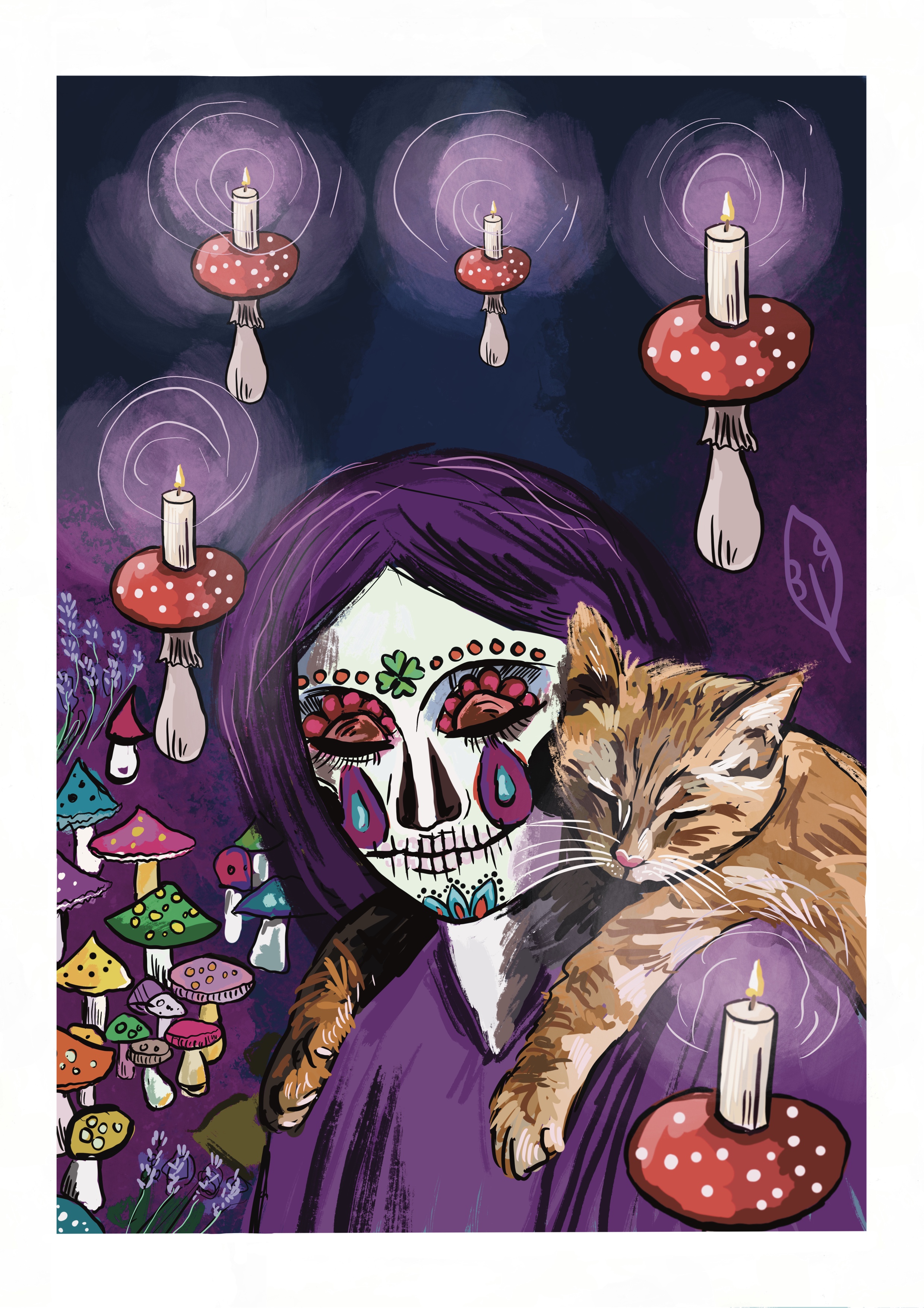 Ilustrace podzim - tisk A4
